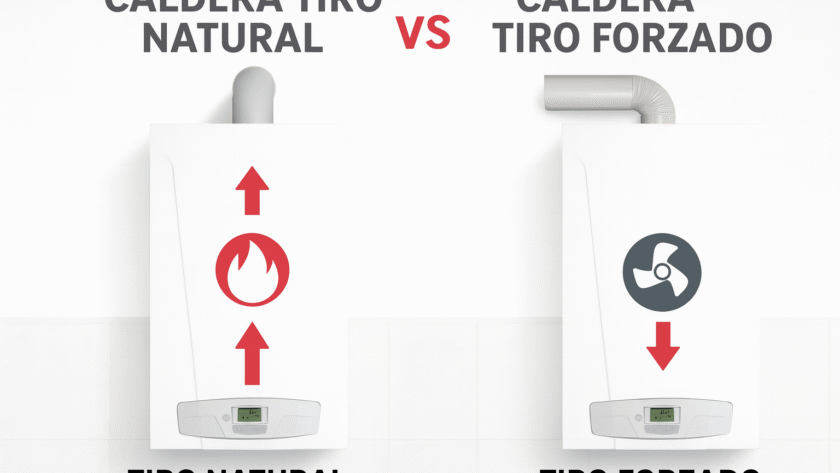 Caldera Tiro Natural vs. Tiro Forzado - Climastore