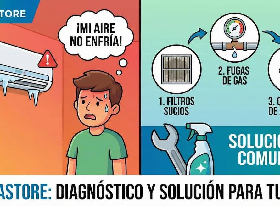 Mi aire acondicionado no enfría - Climastore