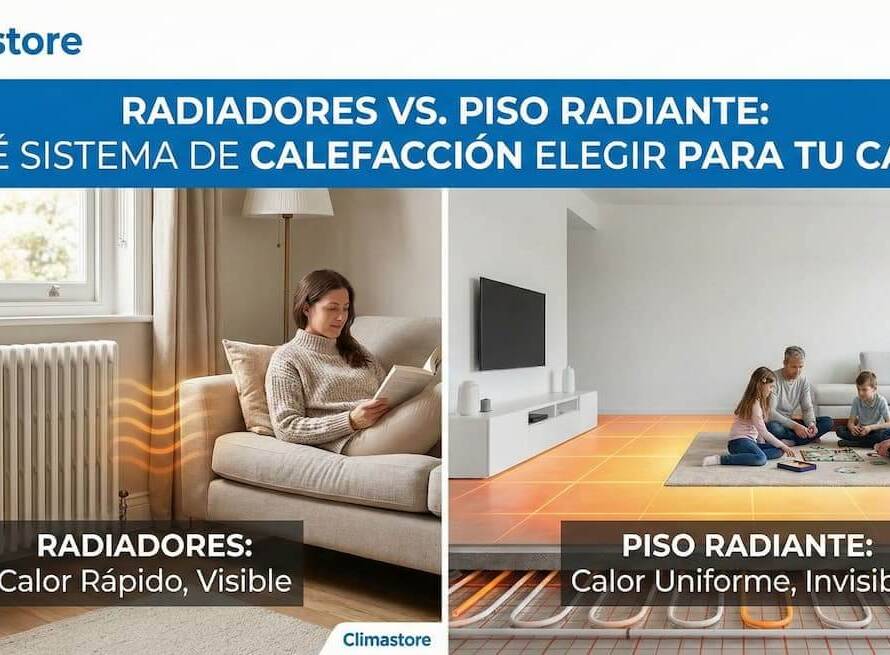 Radiadores vs piso radiante - Climastore