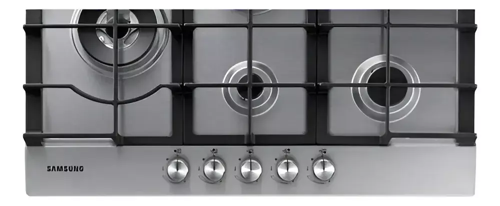 Anafe a Gas Samsung Empotrable 5 Hornallas - Acero Inox - Imagen 3