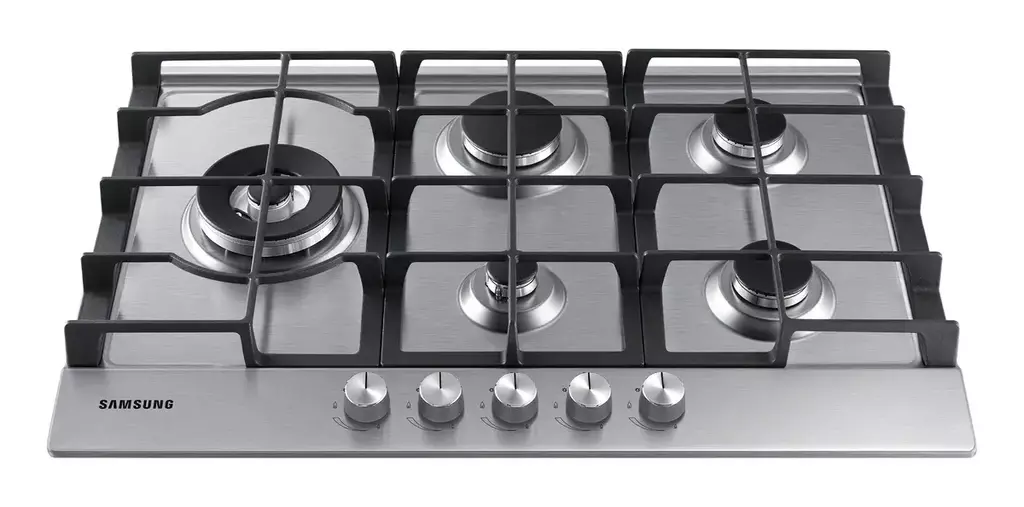 Anafe a Gas Samsung Empotrable 5 Hornallas - Acero Inox - Imagen 4