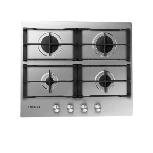 Anafe a Gas Samsung Empotrable 4 Hornallas - Acero Inox