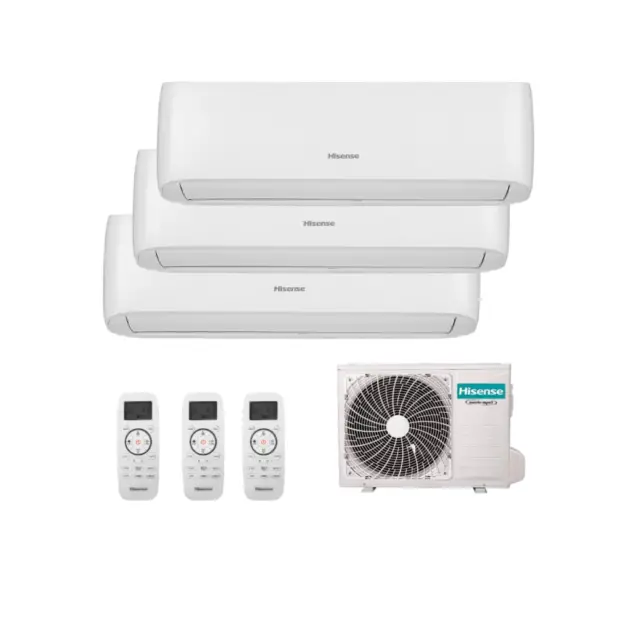 Aire Multisplit Inverter Hisense 3a1 1x2300 + 2x3000 Fg - 7 kw