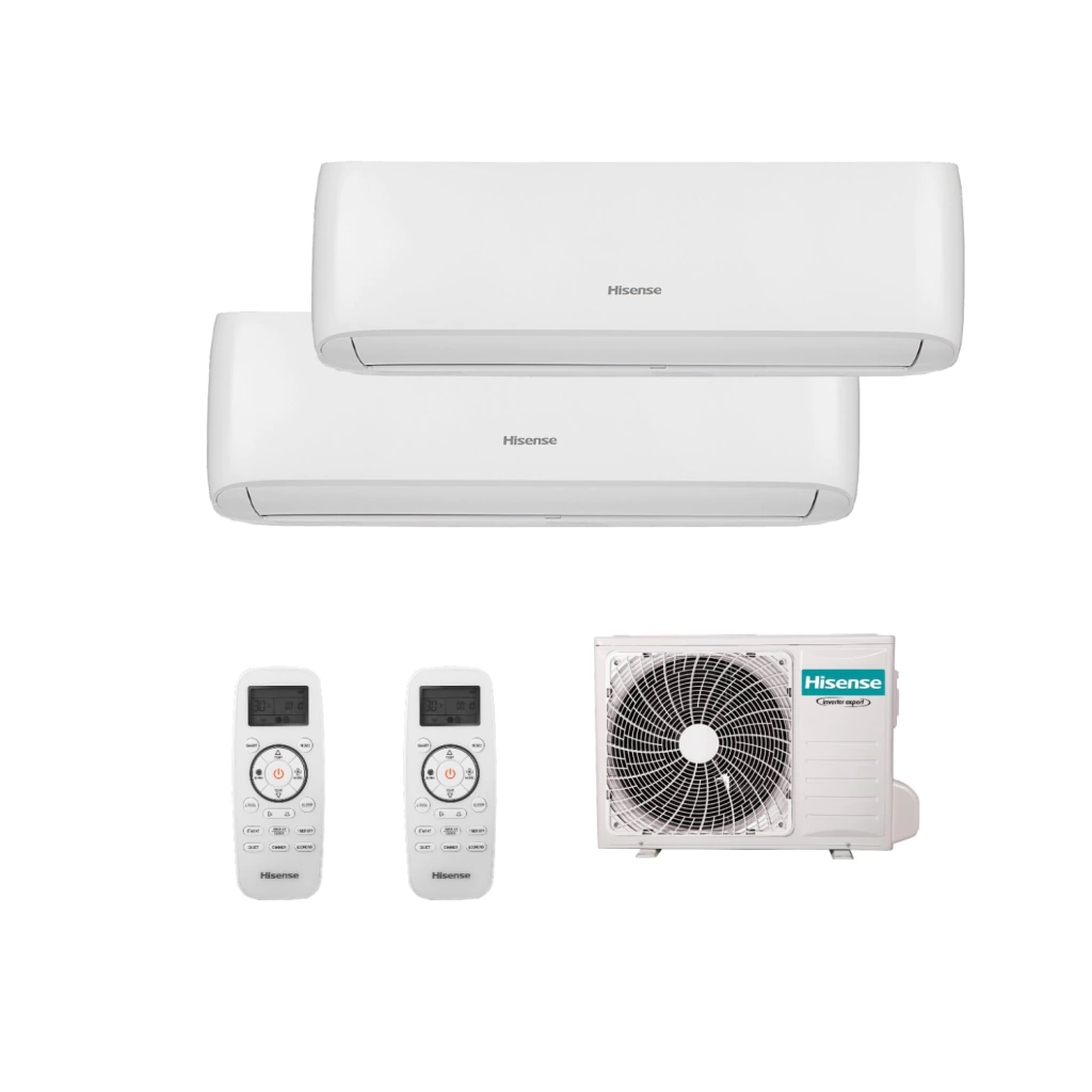 Aire Multisplit Inverter Hisense 2a1 1x2300 + 1x3000 Fg - 7 kw