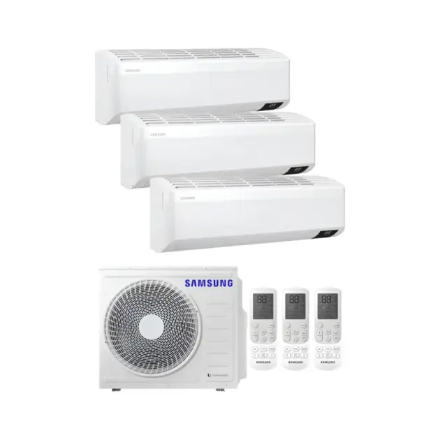 Aire Multisplit Inverter Samsung 3a1 2x3000 + 1x4500 Fg - 8 kw