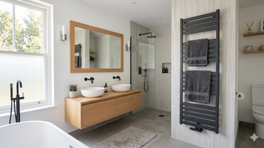 toallero radiador para baño