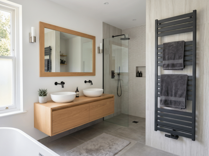 toallero radiador para baño